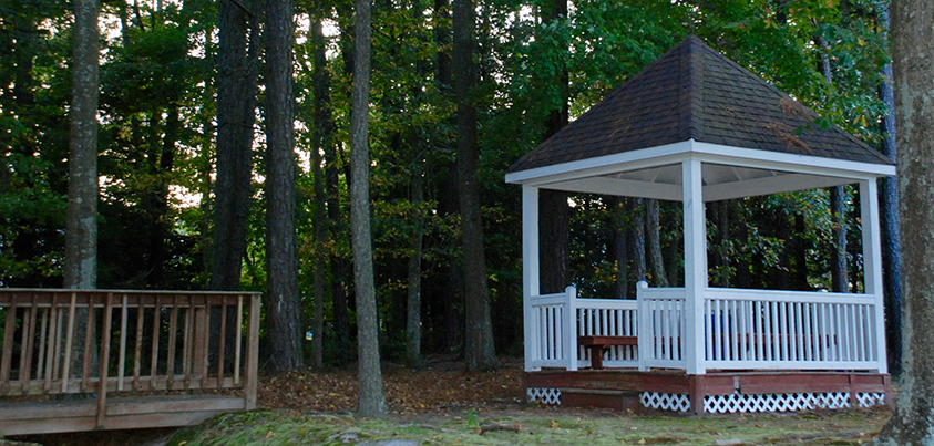 Magnolia Ridge playground is smaller and quieter.